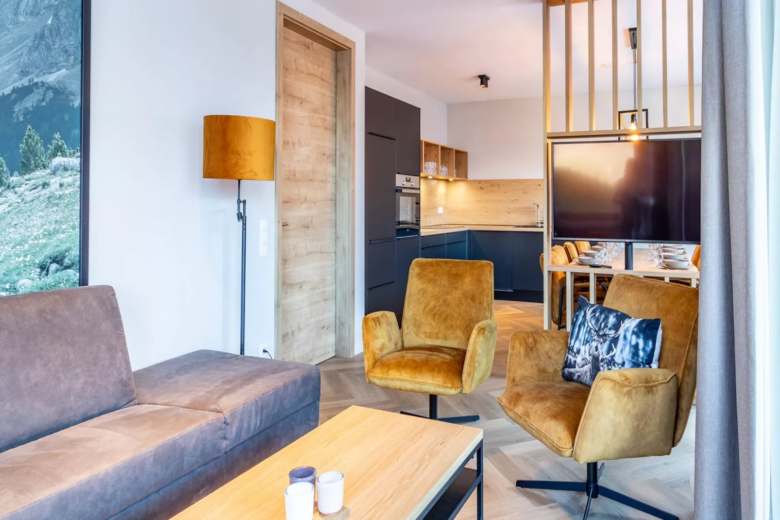 Resort Silvretta 2 - Woonkamer