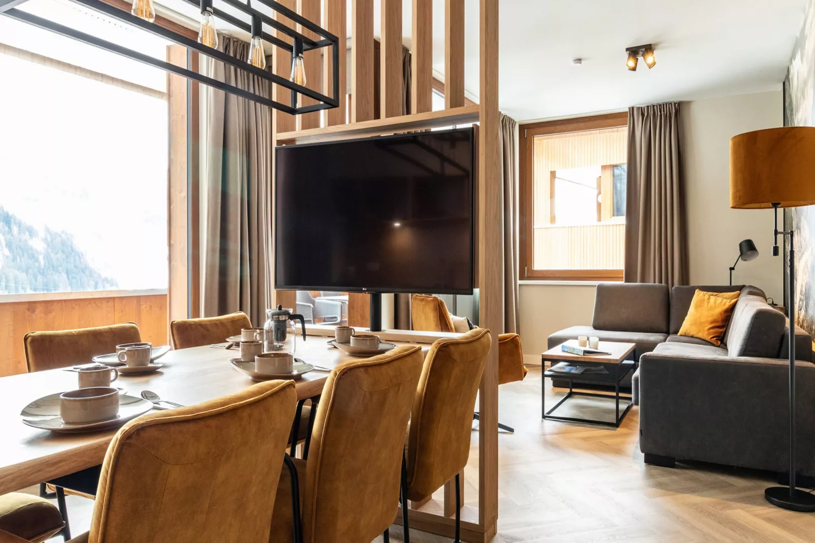 Resort Silvretta 9 - Woonkamer