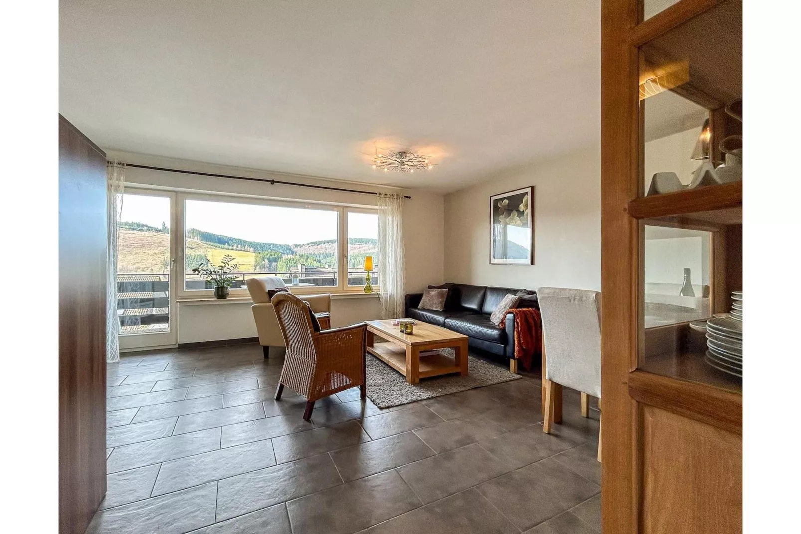 Appartment Schöne Aussicht - Woonkamer