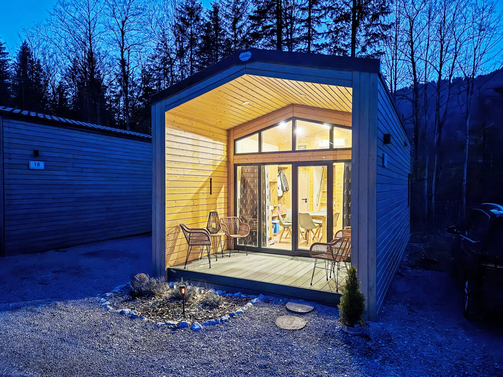 Tiny Haus Glockenalm-Chalet Wendelstein - Buiten