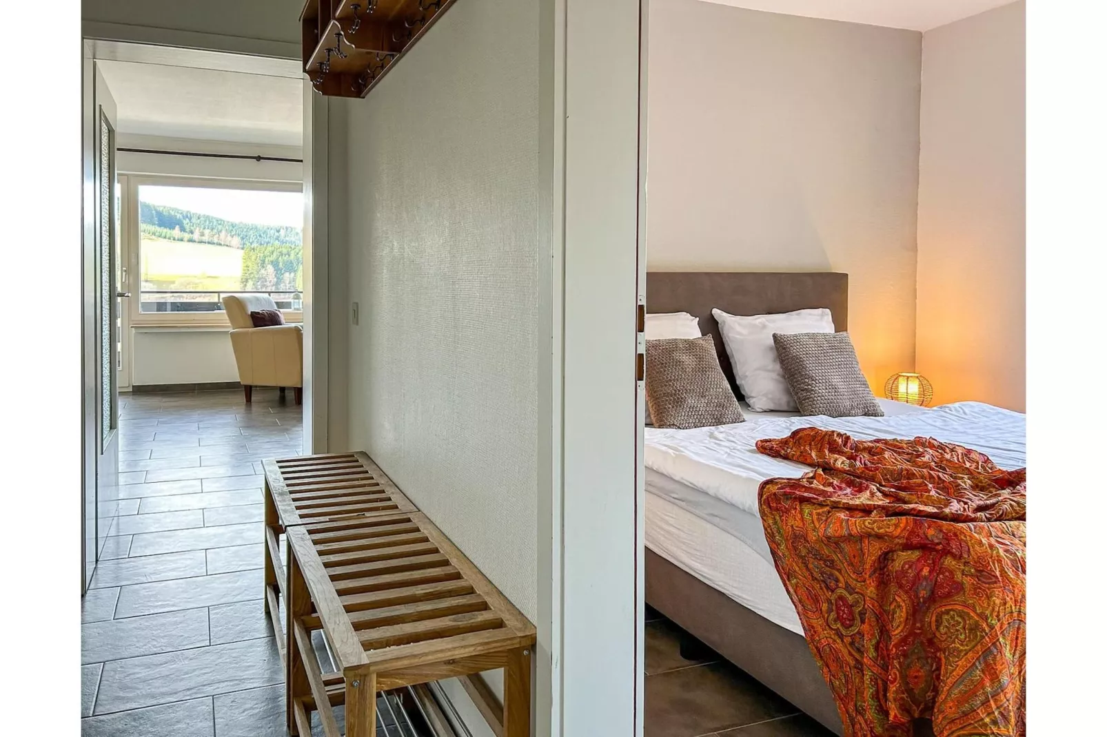 Appartment Schöne Aussicht - Slaapkamer