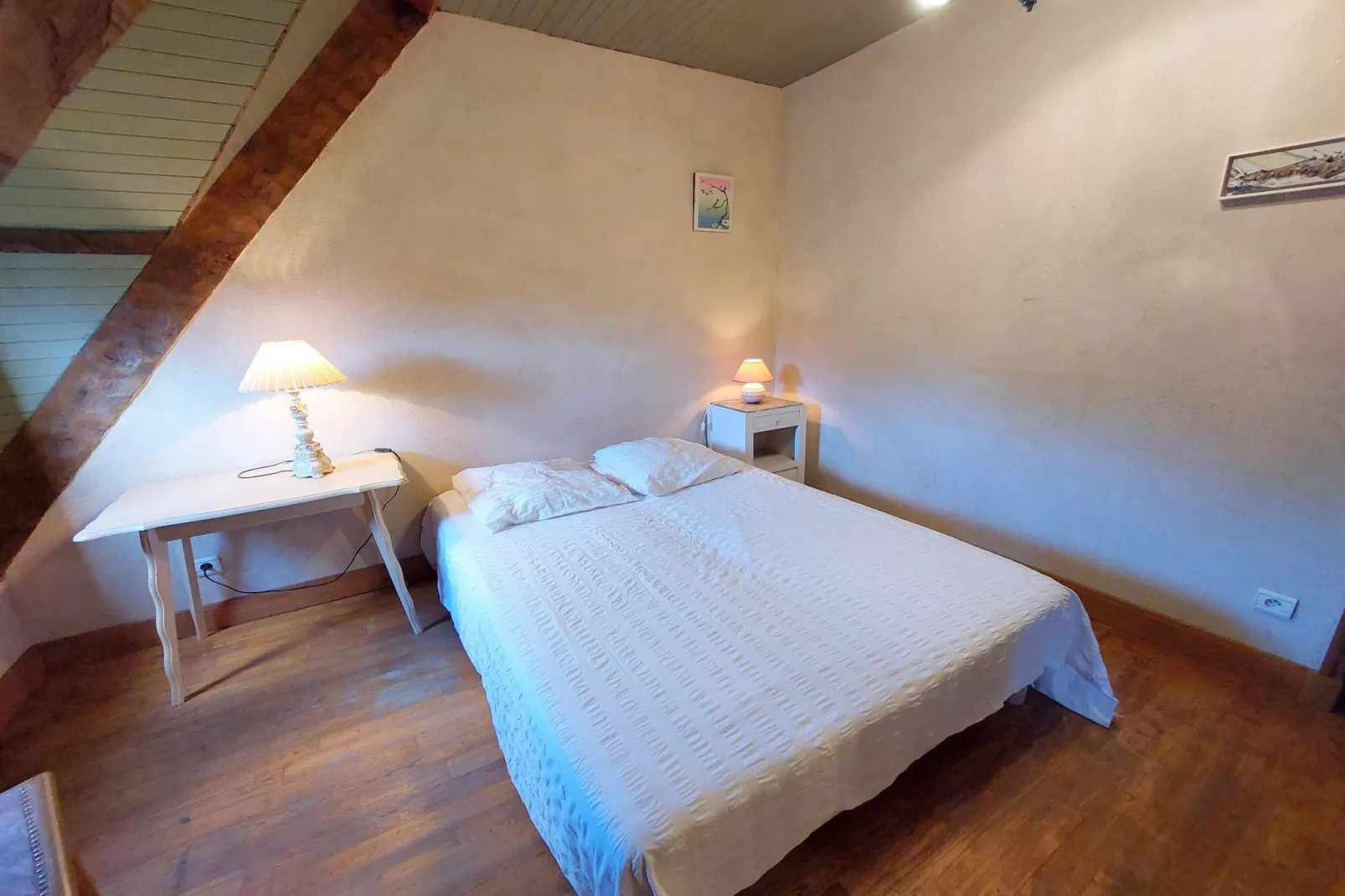 Granitsteinhaus in St Pol-de-Léon - Slaapkamer