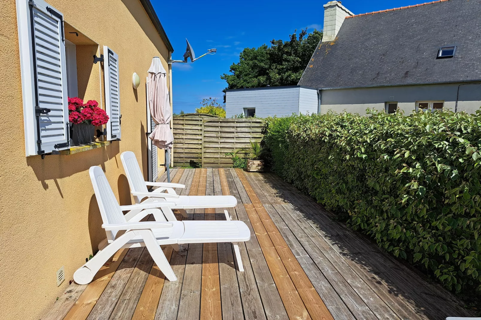 Ferienhaus Plounéour-Brignogan-Plages - Tuinen zomer