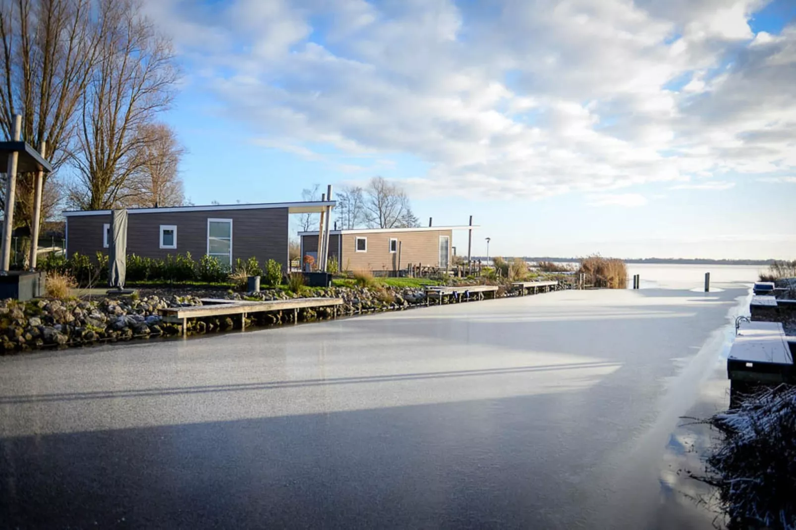 Vakantiepark Bergumermeer 6 - Gebied winter 1km