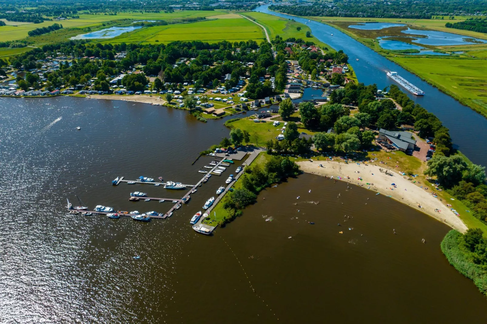 Vakantiepark Bergumermeer 7 - Gebieden zomer 5km