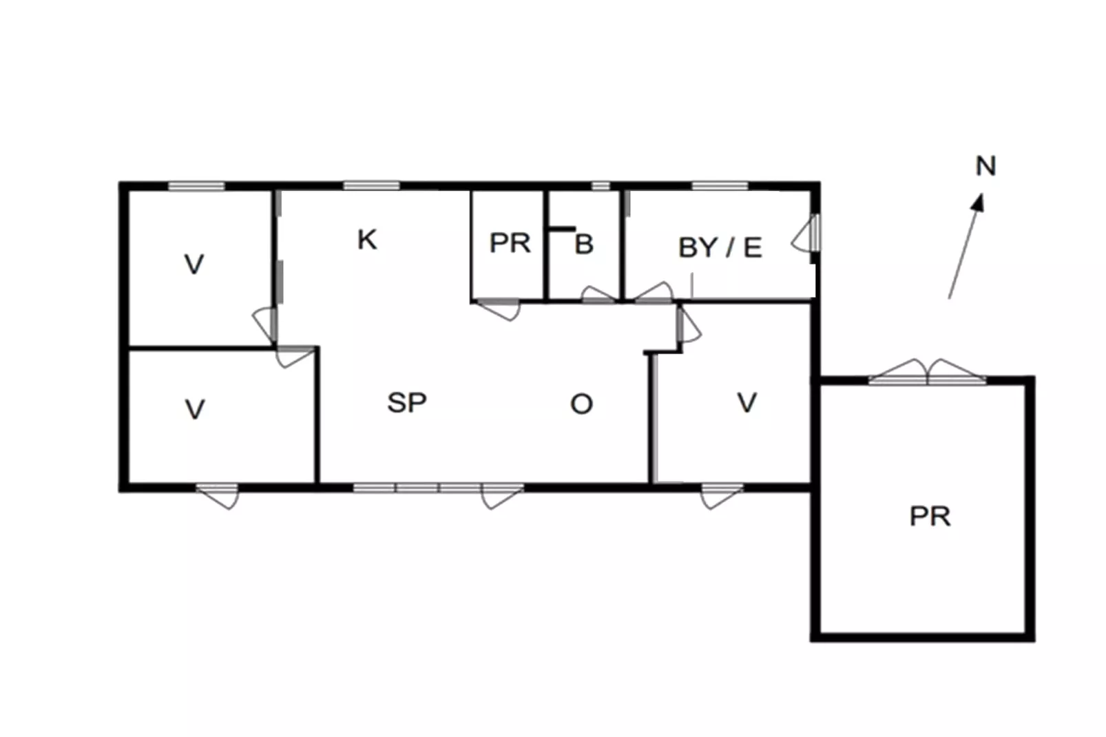 4 sterren vakantie huis in Haderslev - Plattegrond