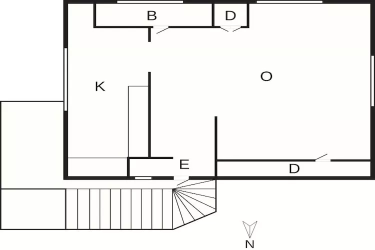 3 Personen vakantie huis in BENGTSFORS - Plattegrond