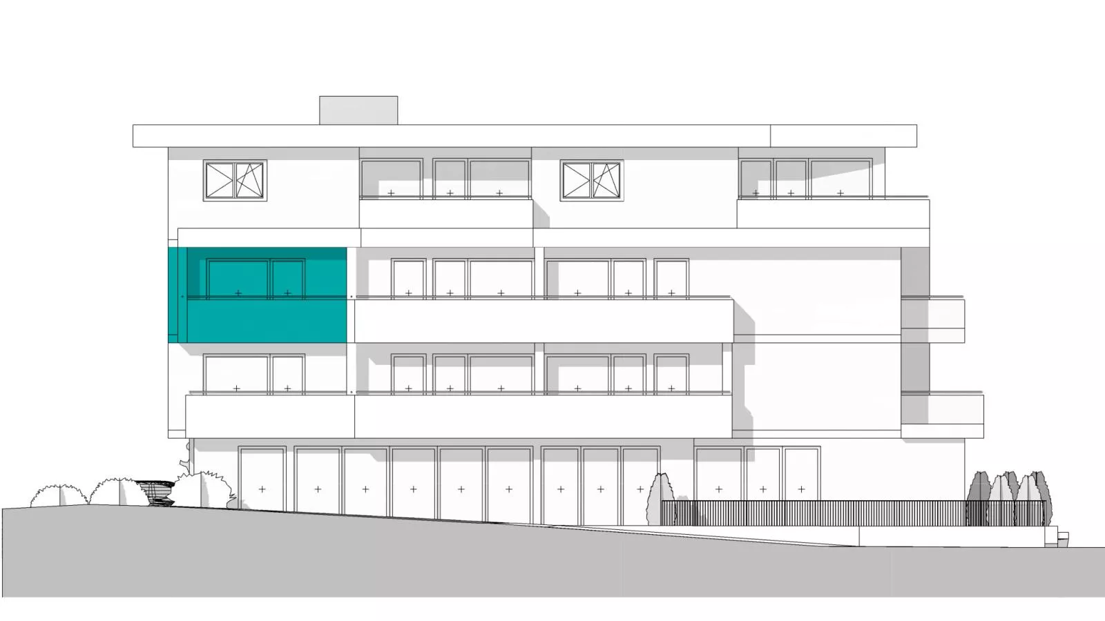 City Apartments Jenbach Top 8 - Plattegrond