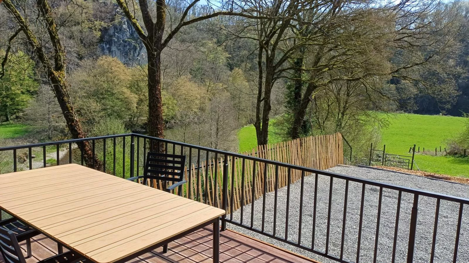 Vue sur Ourthe - Uitzicht zomer