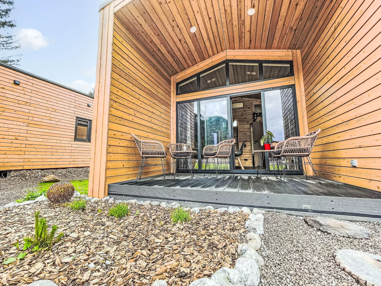 Tiny Haus Glockenalm-Chalet Wendelblick - Buiten