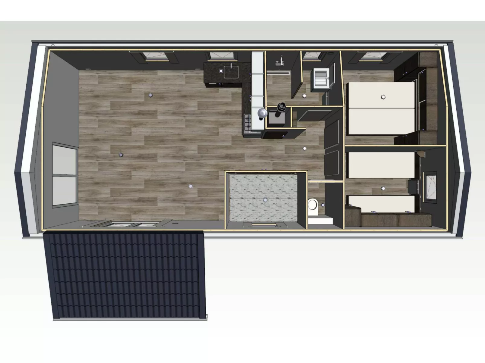 Camping Natuurlijk Limburg - Chalet 4 - Binnen