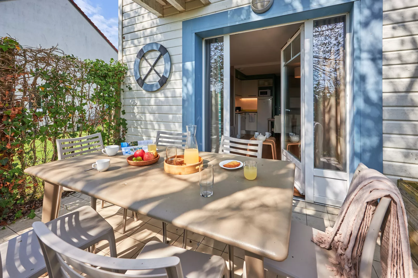 Residence Le Chant des Oiseaux Courseulles-sur-Mer - M6 Standard House 6 p - 2 bedrooms - terrasse-Terrasbalkon