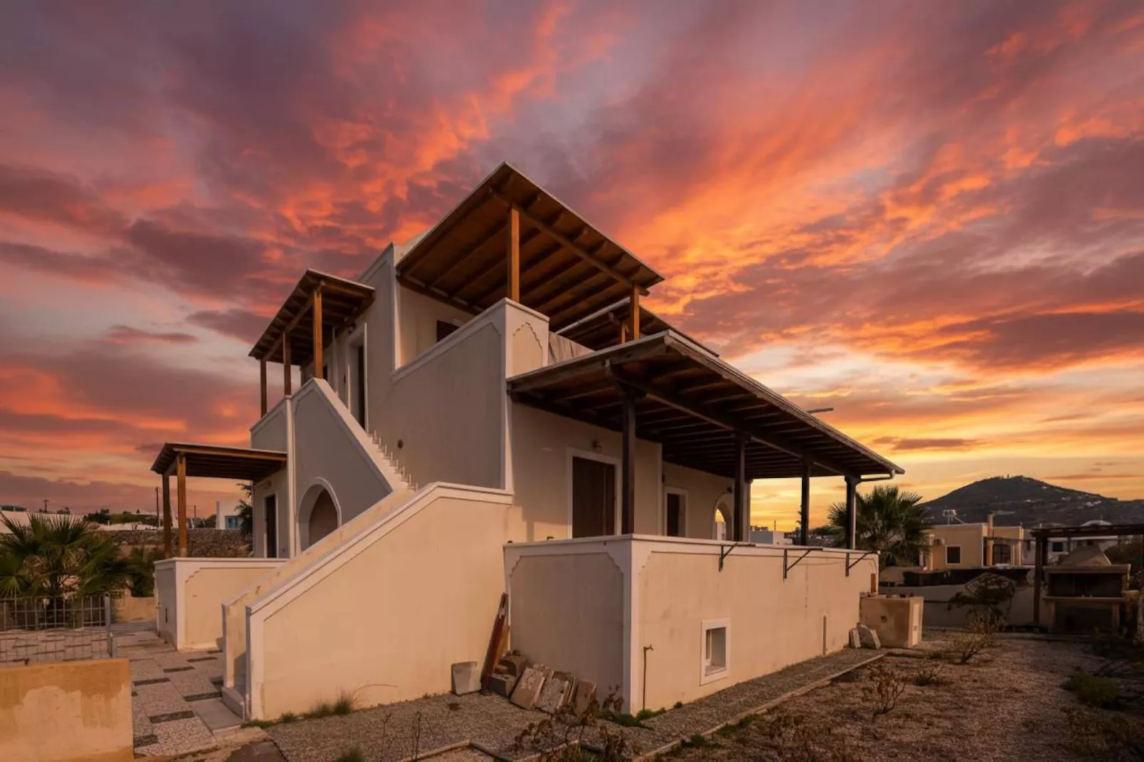 Stylish Santorini Residence with Endless Sea Views