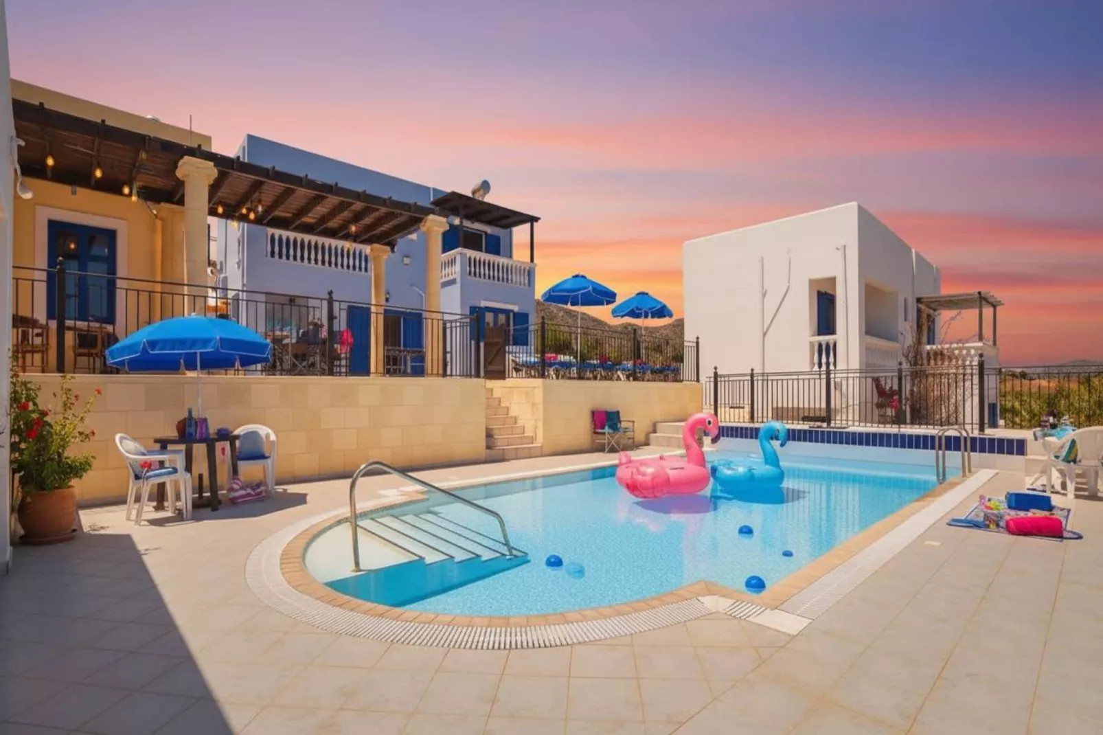 Exclusive Kalathos Pool Villa Overlooking the Sea