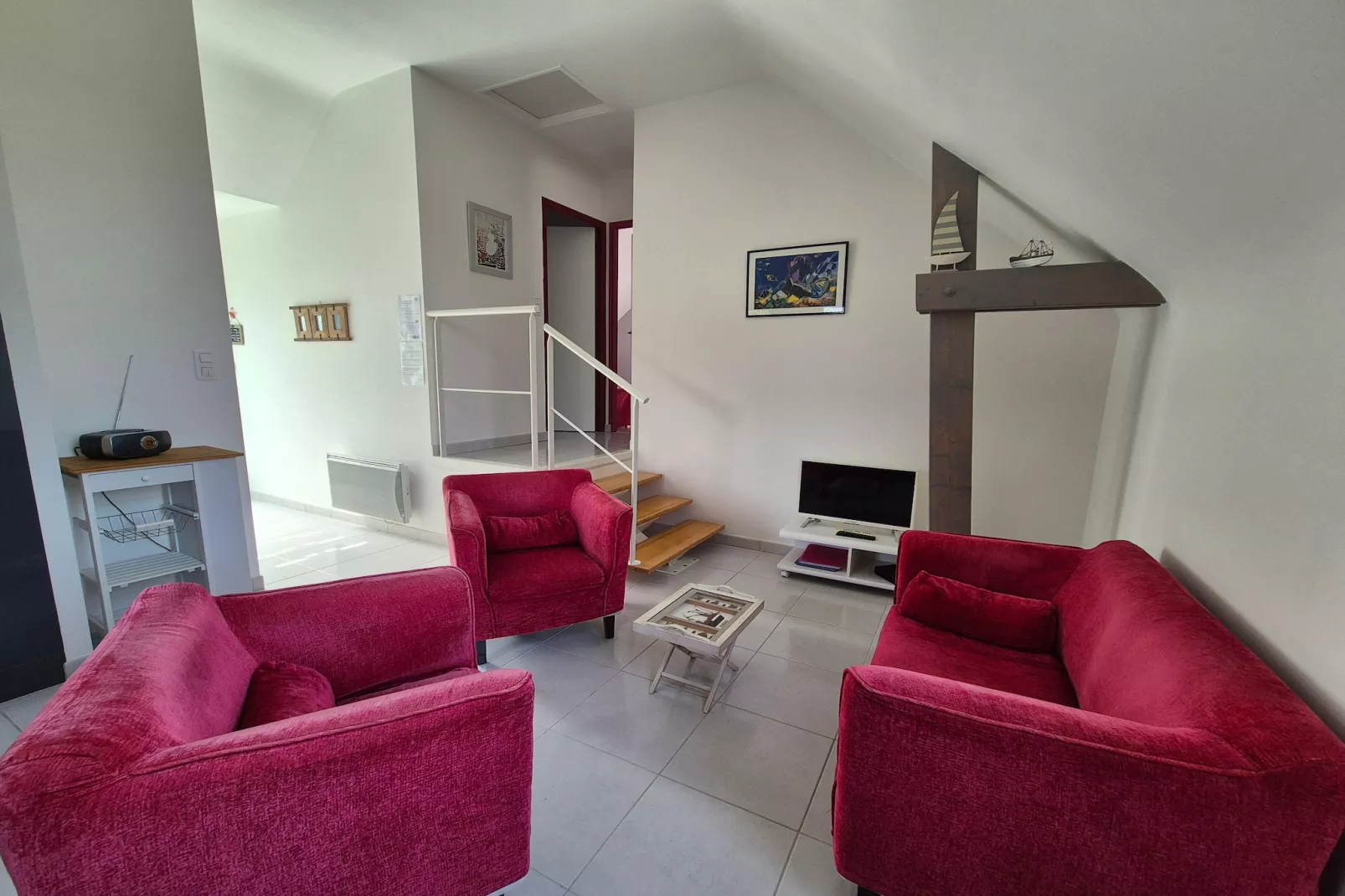 Holiday flat, Erquy-gîte "Les Moussettes" - Woonkamer