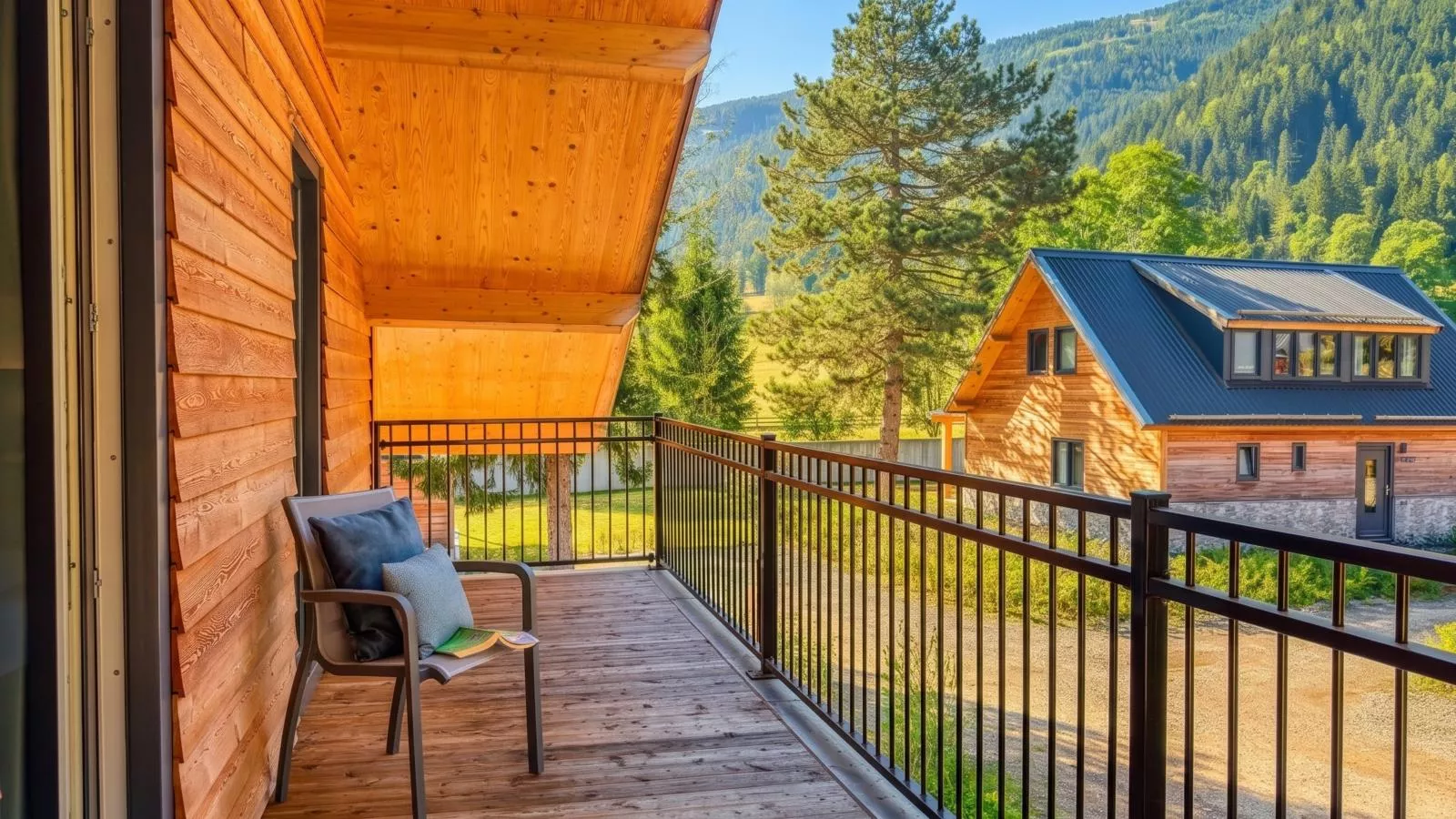 Seechalet Afritz - Terrasbalkon