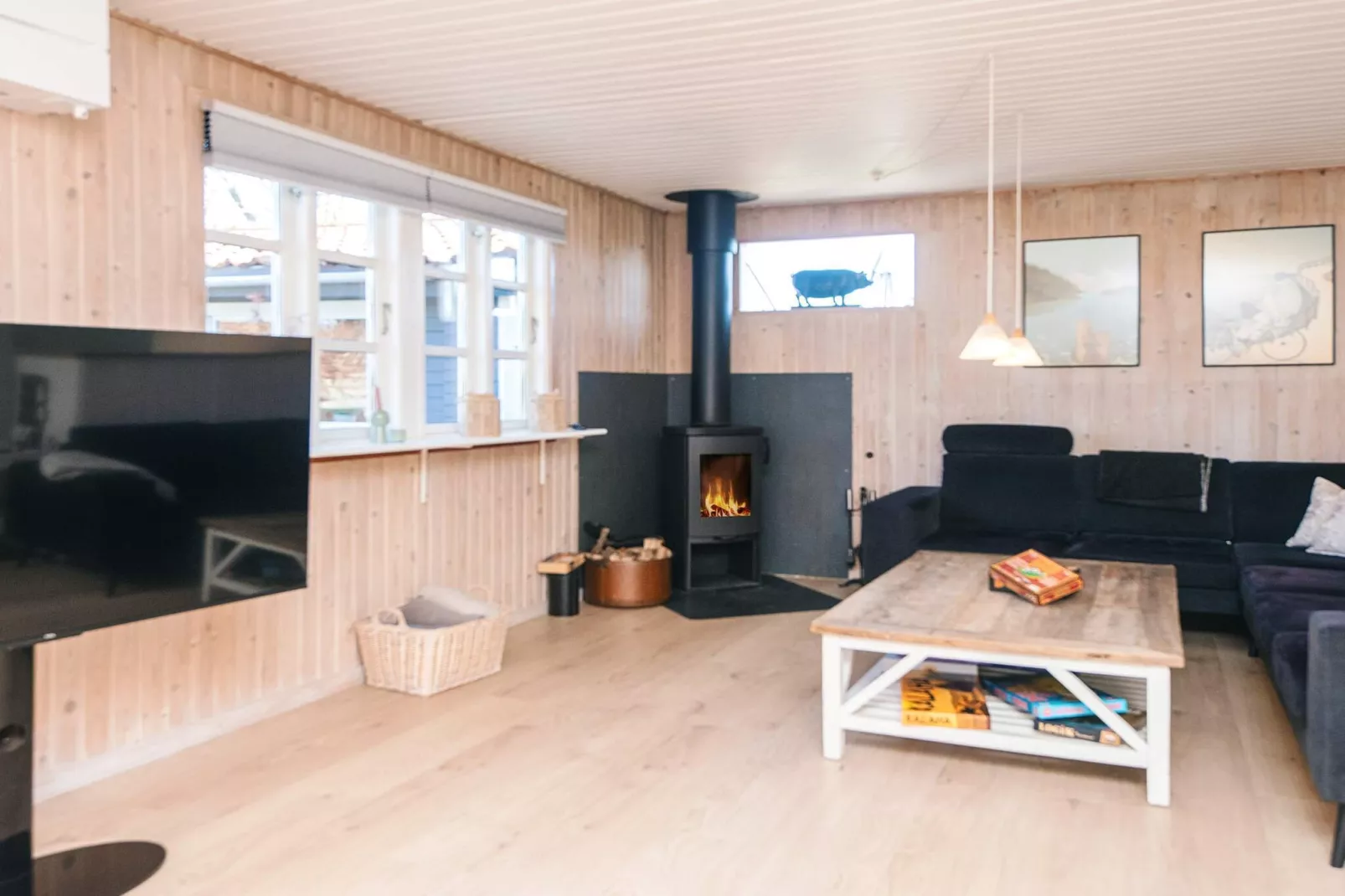 Strandhuisje met aanbouw