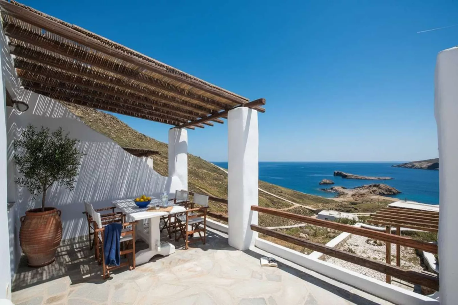 Scenic Agios Sostis Retreat with Sea Views