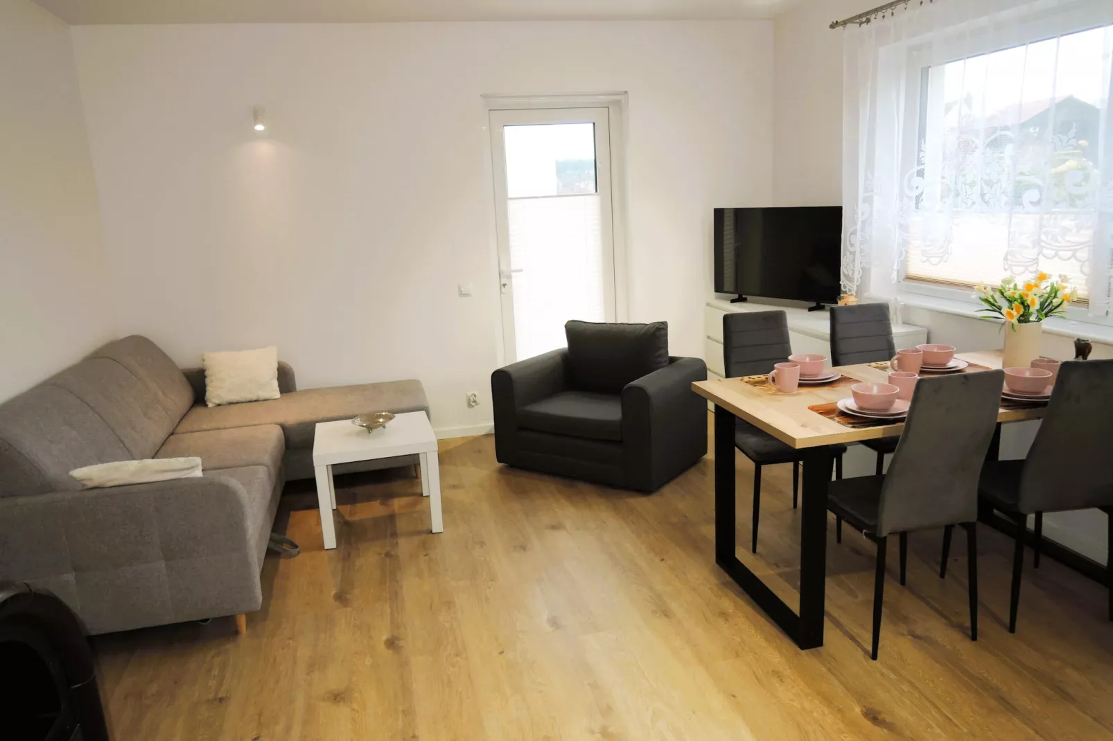 Apartament Wisełka  Lew 1 parter - Woonkamer