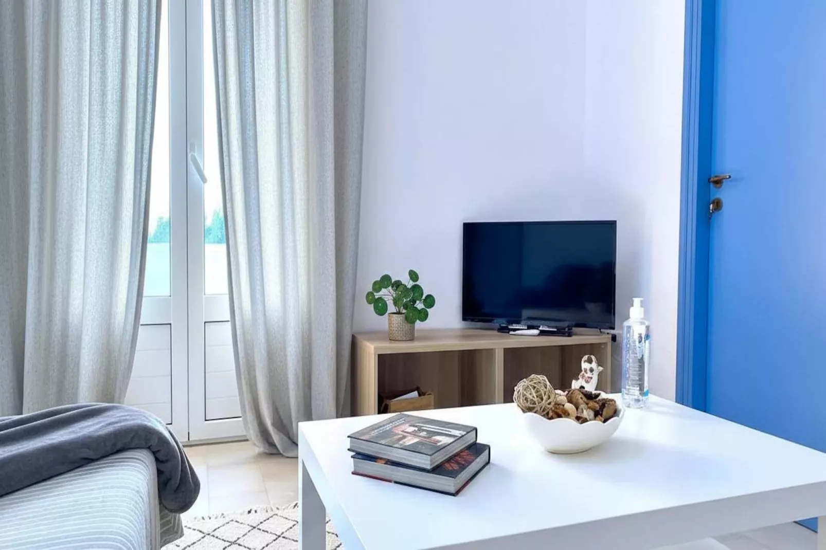 Blue Marsis Apt Paros Escape - Woonkamer