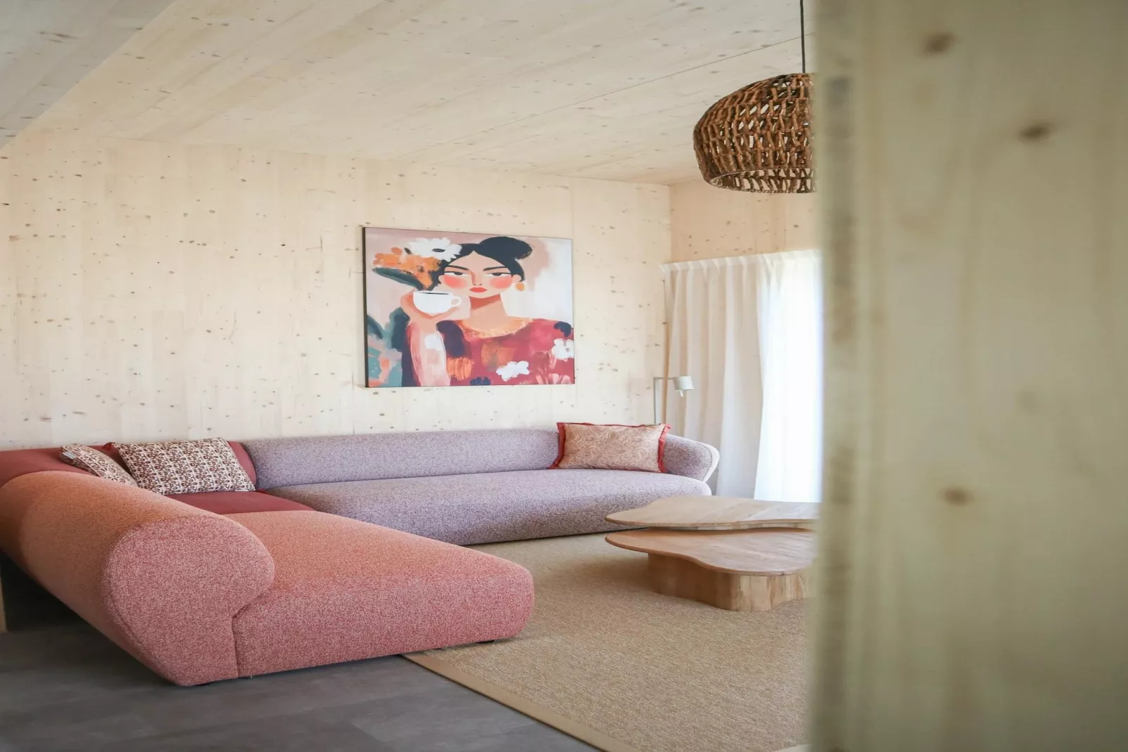 Bungalow Ocean Deluxe 6 Person - Woonkamer