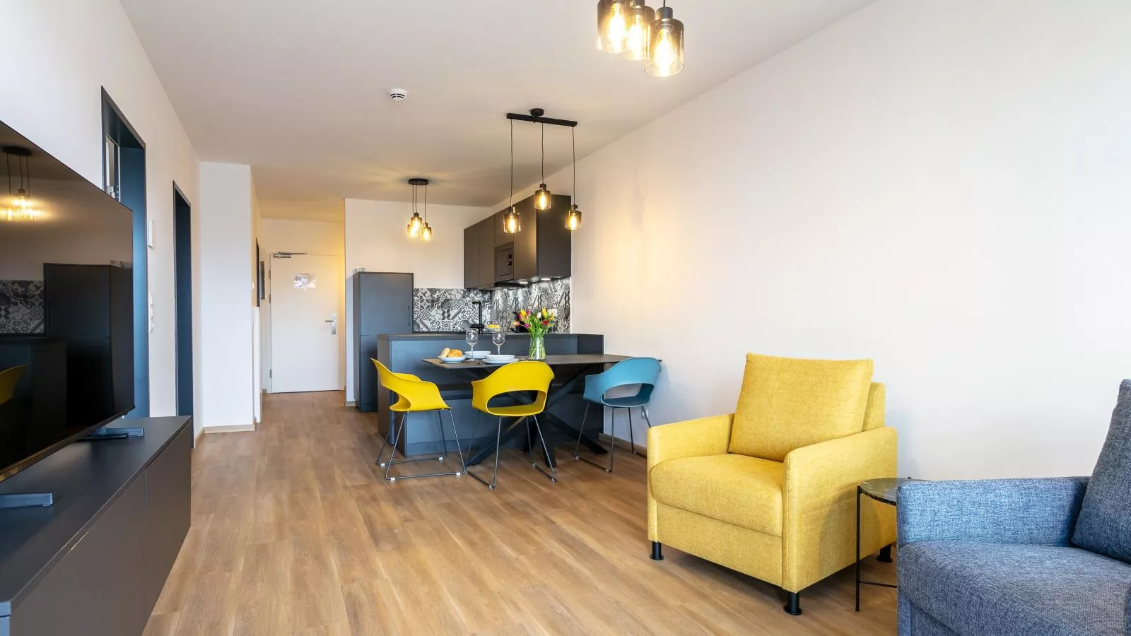 City Apartments Jenbach Top3Top4Top5 - Woonkamer