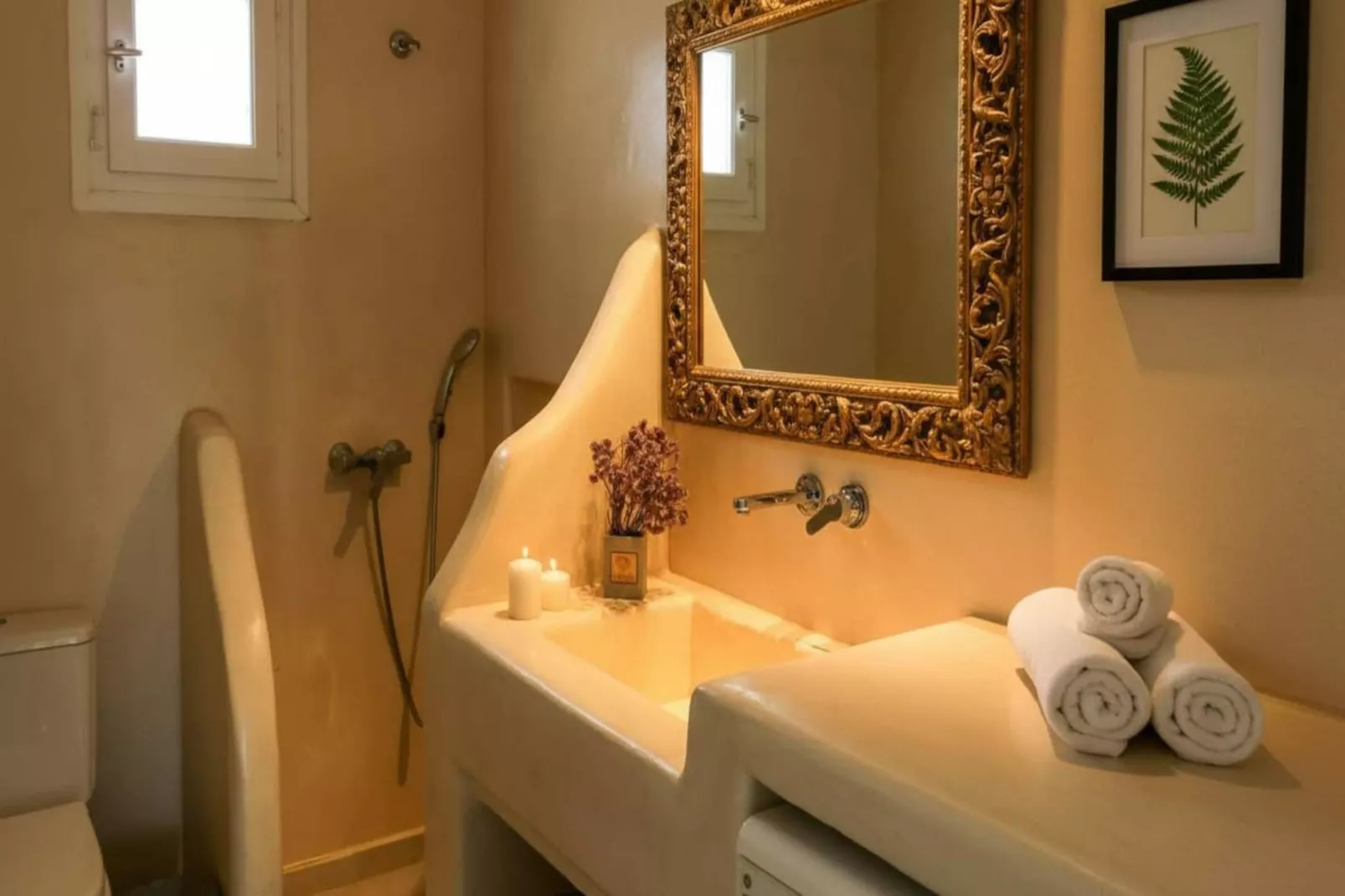 Prestigious Residence in Kalafatis w Private Pool - Badkamer