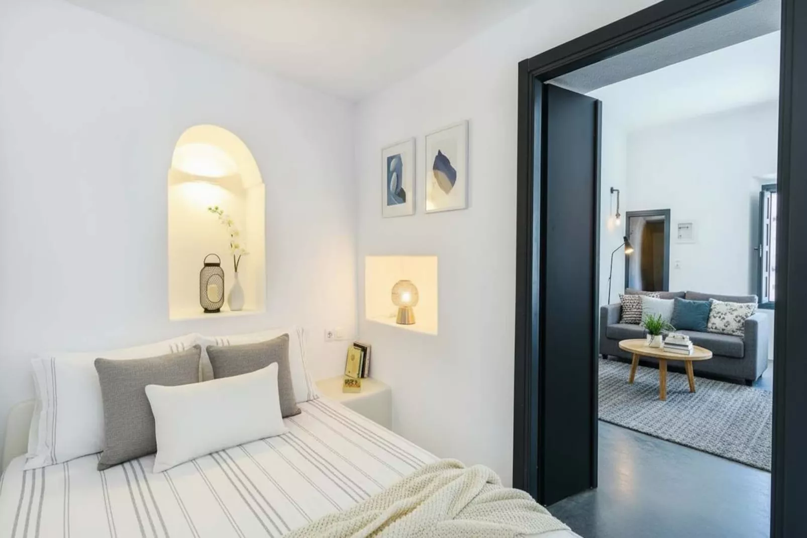 Dionysos Wine Authentic Stay 2 Bd Santorini Home - Slaapkamer