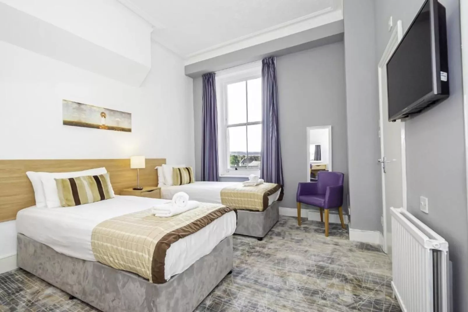 Twin Room with Sea View - Slaapkamer