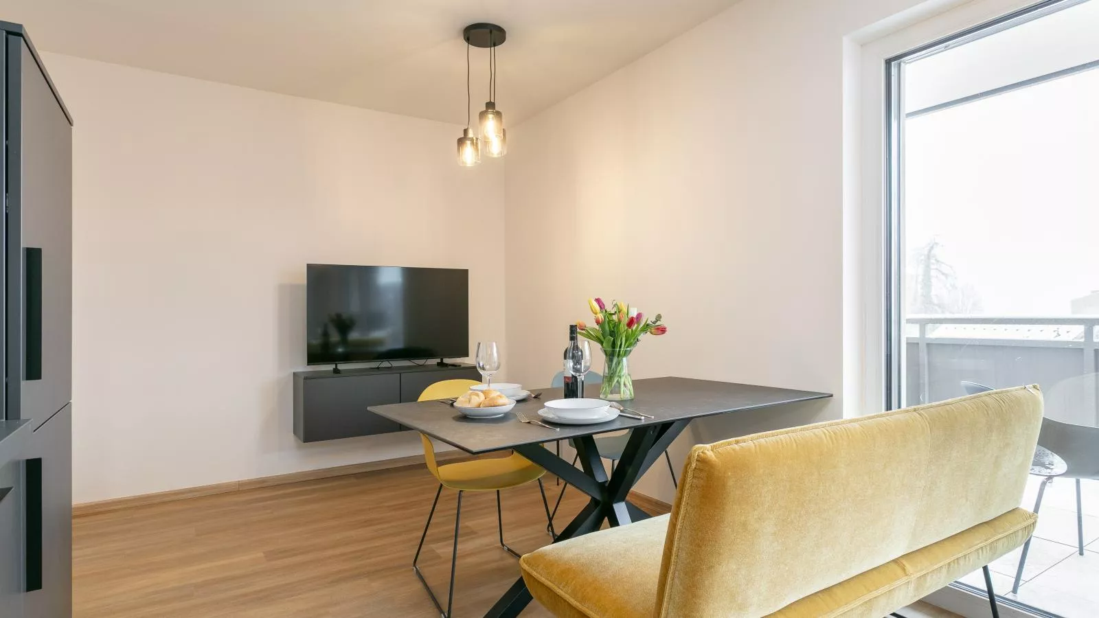 City Apartments Jenbach Top3Top4Top5 - Woonkamer