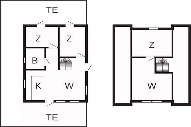 6 persoons vakantie huis in Læsø - Plattegrond