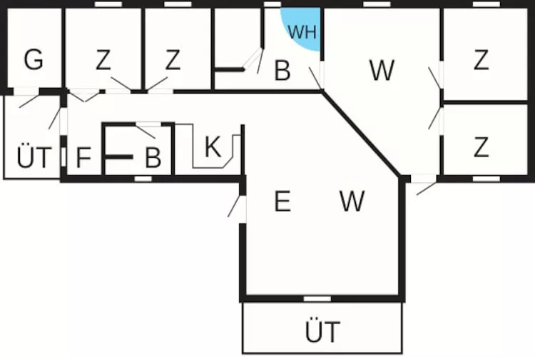 8 persoons vakantie huis in Oksbøl - Plattegrond