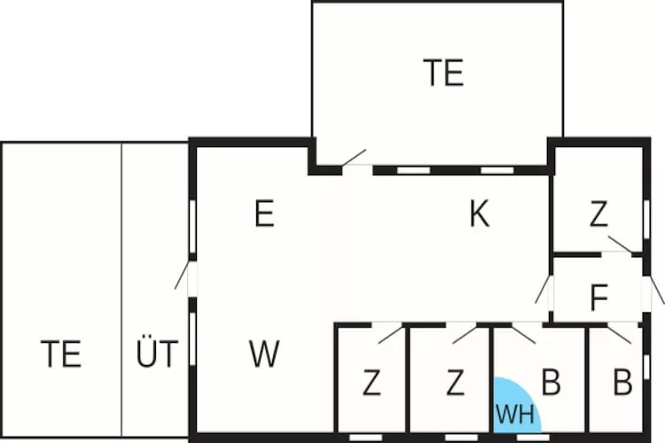 8 persoons vakantie huis in Hadsund - Plattegrond