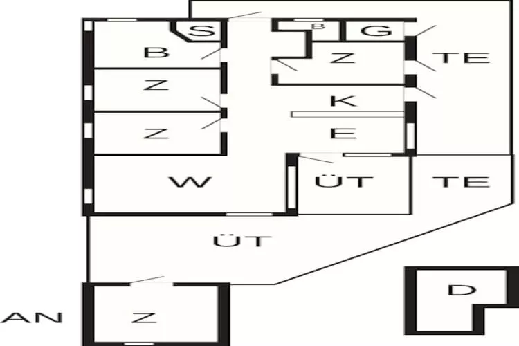 8 persoons vakantie huis in Ålbæk - Plattegrond