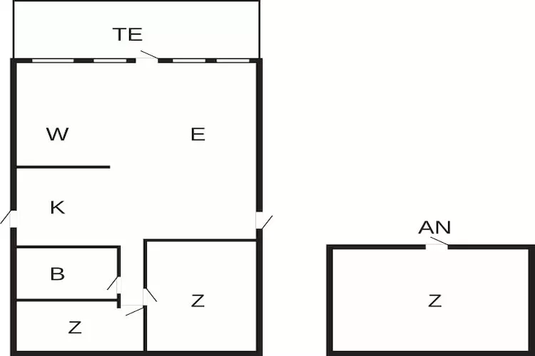 6 persoons vakantie huis in Frørup - Plattegrond