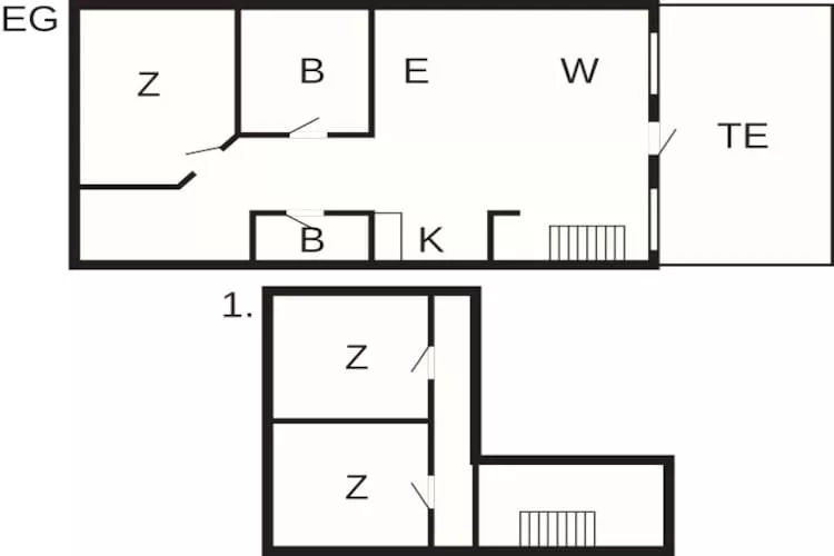 Apartment In STRANDVEJEN Denmark - Plattegrond