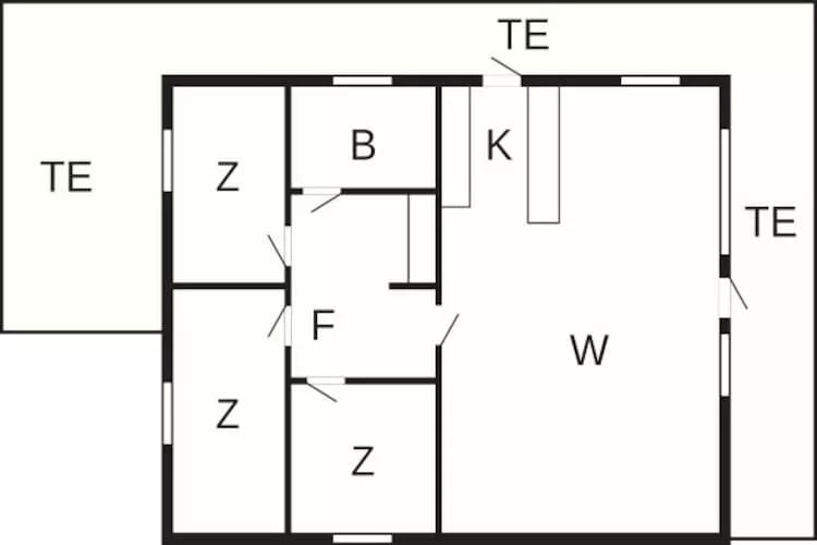 6 persoons vakantie huis in Lemvig - Plattegrond
