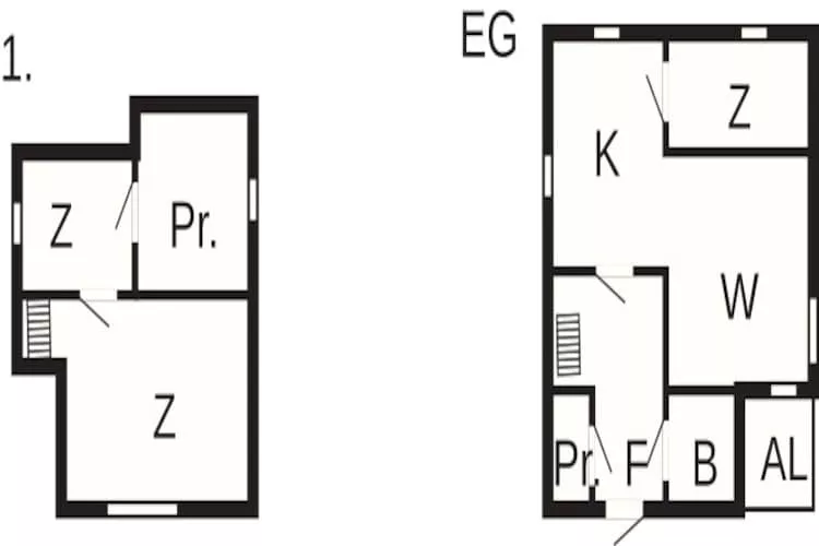 6 persoons vakantie huis in ED - Plattegrond