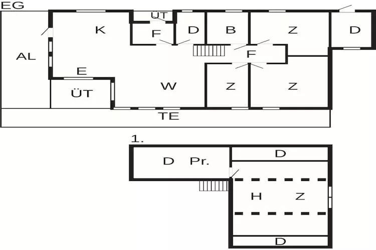 6 persoons vakantie huis in Lyngstad - Plattegrond