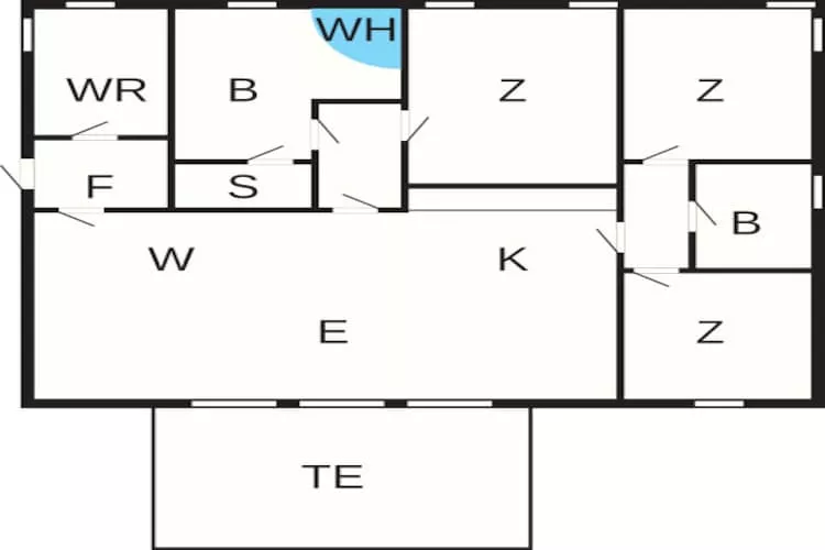 Schilderachtig Golfverblijf-By Traum - Plattegrond