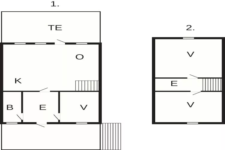 6 persoons vakantie huis in Seim - Plattegrond