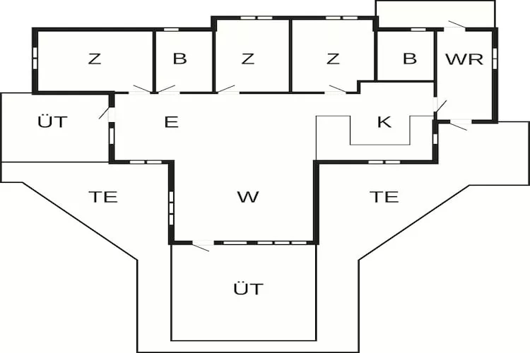 8 persoons vakantie huis in Læsø - Plattegrond