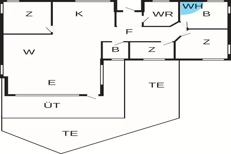 8 persoons vakantie huis in Hadsund - Plattegrond