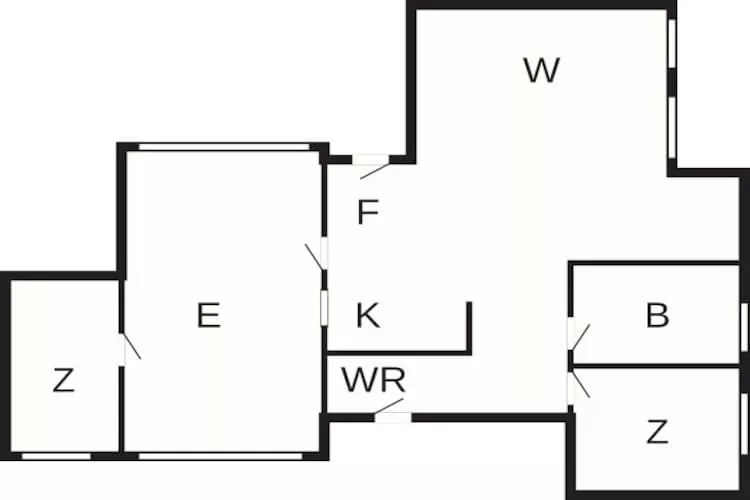 5 persoons vakantie huis in Middelfart - Plattegrond
