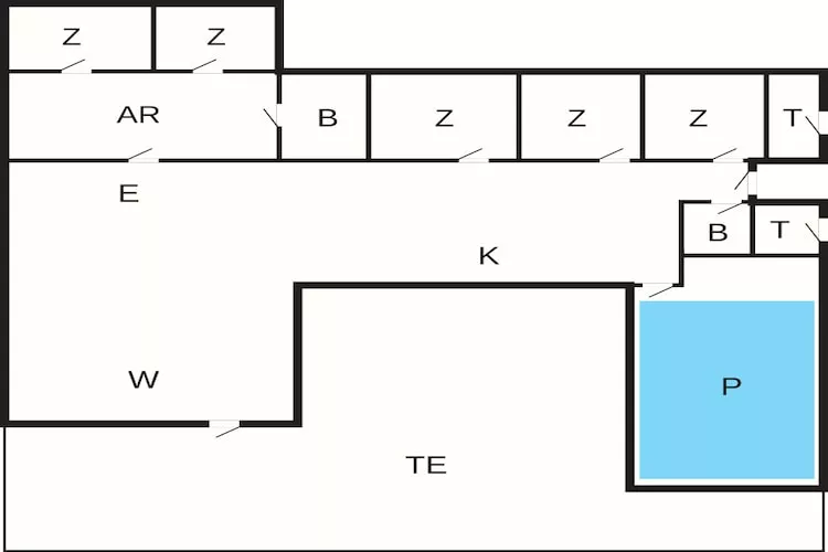 14 persoons vakantie huis in Vejby - Plattegrond