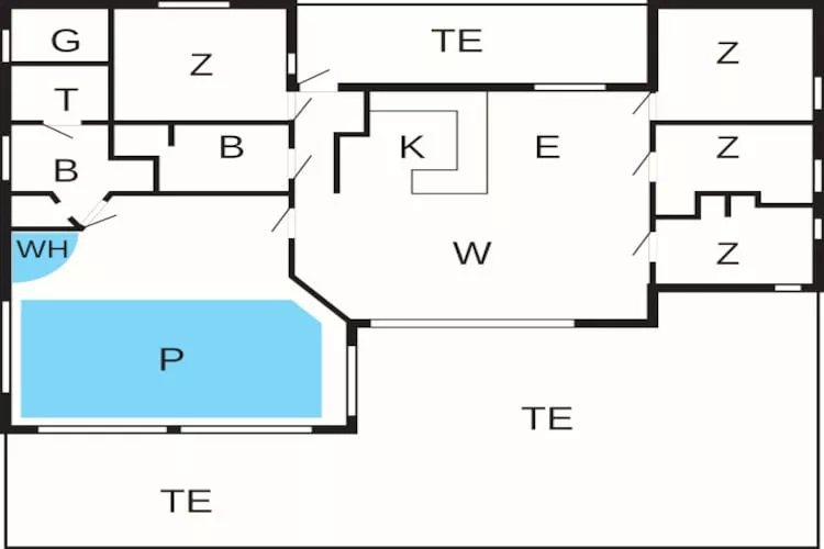 8 persoons vakantie huis in Løkken - Plattegrond