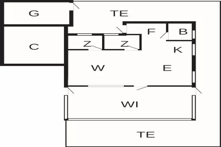 4 persoons vakantie huis in Haderslev - Plattegrond