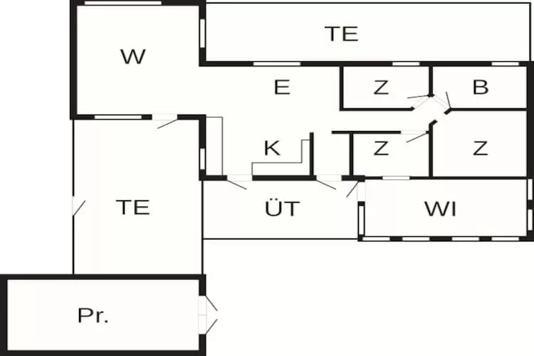 Gezellige Cottage-oase in Trend-By Traum - Plattegrond