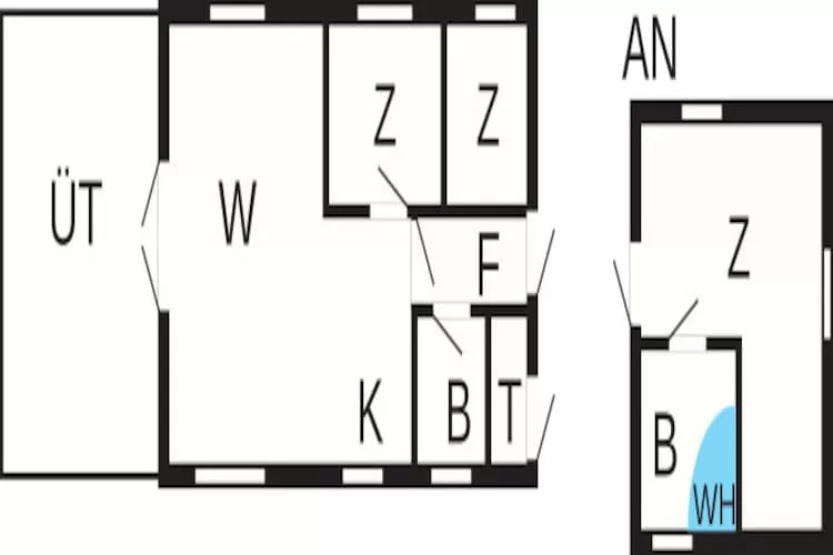 6 persoons vakantie huis in Hadsund - Plattegrond