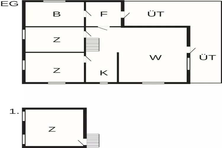 6 persoons vakantie huis in Brekke - Plattegrond